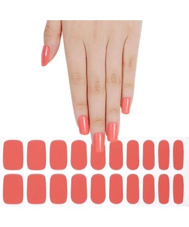 Zaubern gel4Home - Premium UV Nail Wraps & Foils | Semi-Cured Gel Nails in Coral | Shop Internationally - Buy Online on GoSupps.com
