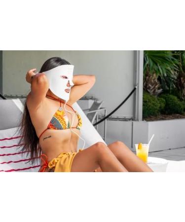 Light Therapy Face Mask - 7 Color LED - Skin Care Red Light Mask - Comfortable Design for All Skin Types - International Shipping Available - Buy Online on GoSupps.com
