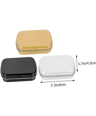 SOESFOUFU 15pcs Mini Tin Box Iron Containers Small Objects Organizer Wedding Candy Tins Cream Case Iron Candy Cans Iron Storage Boxes Small Iron Can Iron Organizer Small Tins with Lids - Buy Online on GoSupps.com