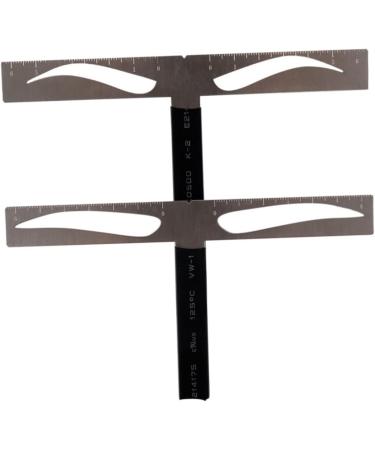 eyebrow drawing tool brow stencils three-point eyebrow ruler eyebrow ruler stencil suite With box - Buy Online on GoSupps.com