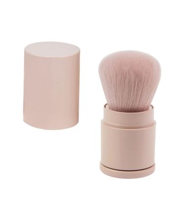 DOITOOL Powder Brush Blush Brush Fluffy Blush Brush Large Powder Brush Loose Powder Makeup Brush Loose Powder Brush Cosmetics Miss Telescopic Brush Make up Pink Injection Handle