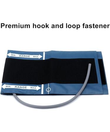Universal NIBP Cuff for LargeAdult 33-47 cm Single Tube Reusable PU Replacement Blood Pressure Cuff No Connector Large Adult Blue Pu+single L Tube - Buy Online on GoSupps.com