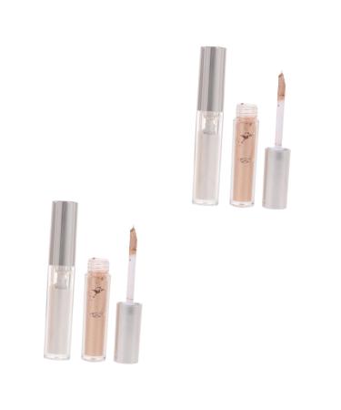 FOMIYES Women Glitter Eyeshadow 4 Pcs Liquid Eyeshadow Highlighters White Makeup Glitter Highlighter Liquid Miss Cosmetics