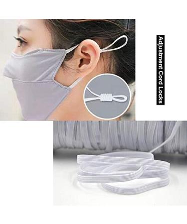 Premium Quality 5MM Round Elastic Cord for Sewing Masks - 185 Yards | Soft Stretchy Elastic String for DIY Crafts - Buy Online on GoSupps.com