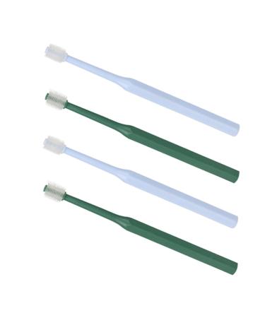 WOONEKY 4pcs Toothbrush Kitten Supplies Pet Oral Care Brush off Cats Dog Toothpaste Plastic