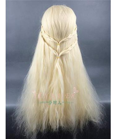 Game of Thrones Daenerys Targaryen Cosplay Wig Long Wavy Synthetic Hair Halloween Party Wig with Hairnet - International Shipping Available - Buy Online on GoSupps.com