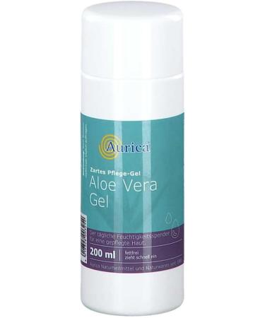 Aloe Vera Gel Aurica 200ml - Pure Natural Moisturizer for Skin & Hair | International Shipping - Buy Online on GoSupps.com