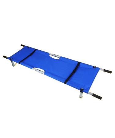 Folding Compact Stretcher Portable Stretcher with Wheels for Emergency Rescue Hospital Clinic Home Sports Venues