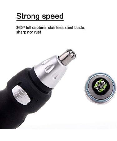 Waterproof Ear & Nose Hair Trimmer for Men & Women - Battery-Operated 360 Rotating Cutter Head Easy Cleansing - Buy Online on GoSupps.com