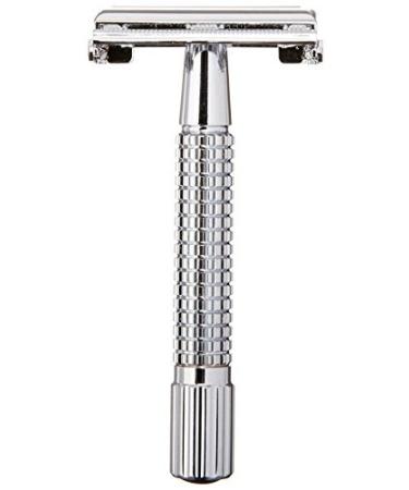 B/A/S/K/E/T double blade razor chrome plated