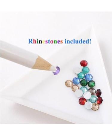 Viodmss 2 x Rhinestone Picker Pencil Pen Tool For Nail Art/Crafting With Bonus - Buy Online on GoSupps.com
