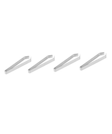 Angoily 4 pieces Fishbone clip made of stainless steel hair eating tweezers hairstyling tools Japanese fish tweezers cook stainless steel brackets goose feather clip precision stainless steel