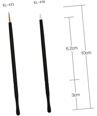 NOLITOY 50pcs Eyeliner Applicator Eyeliner Wand White Eye Makeup Tools Eyeliner Brush Wand Disposable - Buy Online on GoSupps.com