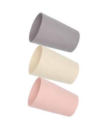 FRCOLOR 12 Pcs Bathroom Mugs - Eco-Friendly Wheat Straw Toothbrush Holders & Tumblers for Kids Camping & Makeup - Portable Organizer - Buy Online on GoSupps.com