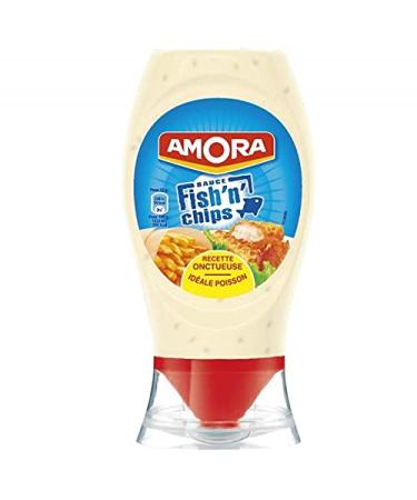 Amora Sauce Fish’n’Chips Recette Onctueuse Idéale Poisson 251g (lot de 5)