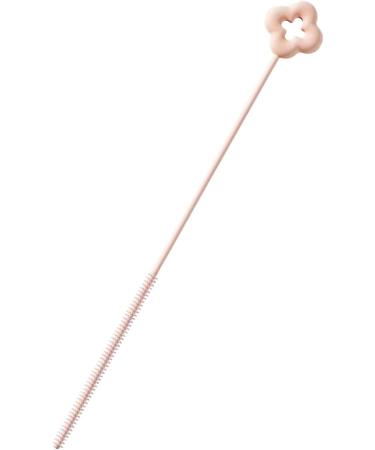 Straw Cleaner Brush - Baby Bottle Cleaner | Bottle Brushes for Cleaning | Crevice Cleaning Brush | Cleaning Brushes for Small Spaces | Silicone Straw Cleaner Brush Long Cleaning Brush for St Pink - Buy Online on GoSupps.com