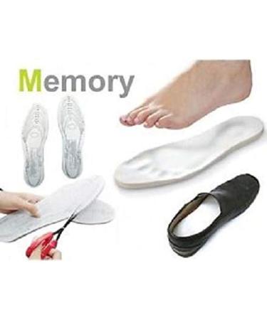 Memory Foam Insoles 3 Pairs - Unisex Shoe Comfort Cushioning Pads for Sneakers, Boots, and Slippers - Buy Online on GoSupps.com