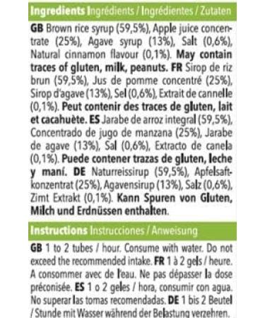 Mulebar Apple Antioxidant Sports Energy Gel - 37g - Vegan - Resealable Cap and Reusable Tube - Buy Online on GoSupps.com