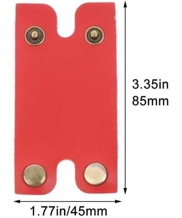 Buy Sanfly Leather Double Edge Razor Head Protection Cover - Portable Safety Razor Accessories for Travel - Stylish & Durable Red - Buy Online on GoSupps.com