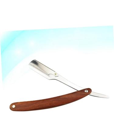 Fomiyes 3ST Safe Metal Straight Razor for Men | Professional Foldable Face Hair Razor | Premium Wooden Handle - Buy Online on GoSupps.com