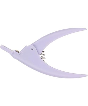 Nail Tip Clipper Acrylic Nail Clipper Ergonomic DIY for Novice for Nail Salon (Purple) - Buy Online on GoSupps.com