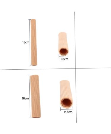 2 Pcs Silicone Gel Toe Wound Sleeve Tube Set - Finger & Toe Nursing Cover - Buy Online on GoSupps.com