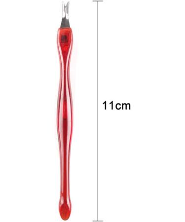 10-Piece Nail Art Tools Set | Pedicure & Manicure Skin Trimmer | Callus Removal Essentials - Red - Buy Online on GoSupps.com