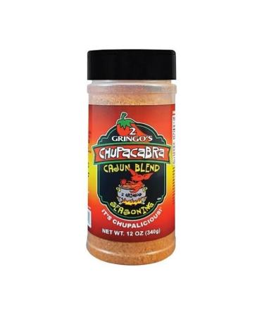 2 Gringos Meat Rub & Seasoning 12oz Bottle Select Flavor (Cajun Blend)