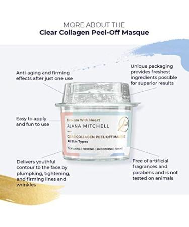 Alana Mitchell Anti Aging Collagen Face Mask - Reduces Wrinkles & Fine Lines - All Natural - 2 Pack - Buy Online on GoSupps.com