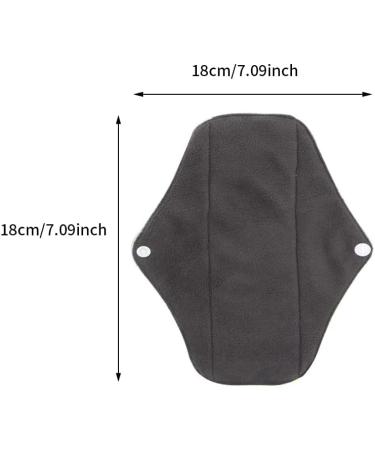 Reusable Bamboo Menstrual Pad for Women | Washable Overnight Period Liner | Large Sanitary Cloth Pad (18x18cm) - 1pc - Buy Online on GoSupps.com