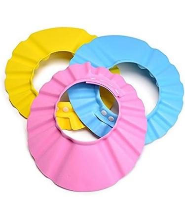 Newin Star Children's Swimming Cap Soft and Safe Ideal as a Visor for Shampoo in the Eye Washing Hair Yellow - Buy Online on GoSupps.com