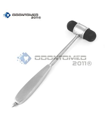 OdontoMed2011 Dejerine Percussion Hammer - Stainless Steel Diagnostic Instrument with 2-Sided Rubber Head - Buy Online on GoSupps.com
