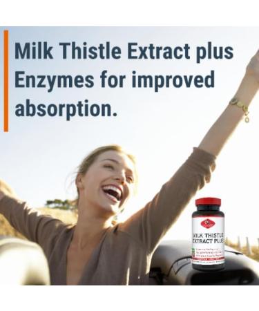 Olympian Labs Milk Thistle Extract Plus Enzymes Antioxidants Supporting Liver Health 60 Vegetarian Caps - Buy Online on GoSupps.com