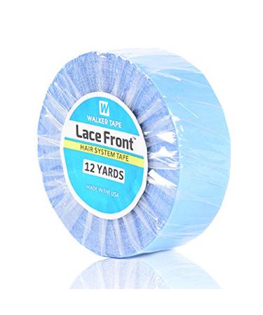 "Lace Front Support" Double Sided Roll Tapes Stickers Adhesive for Men Hair System Replacement Toupee Hair Extension Wig Bundles Hair Weave Closure Lace Frontal(12 Yards & 3/4 Inch)
