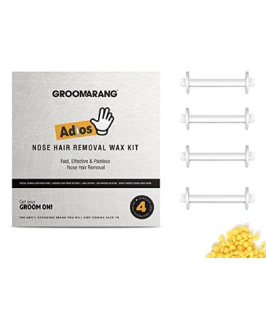 Groomarang Nose Hair Removal Kit for Men - Fast Efficient & Painless Nose Hair Waxing - Buy Online on GoSupps.com