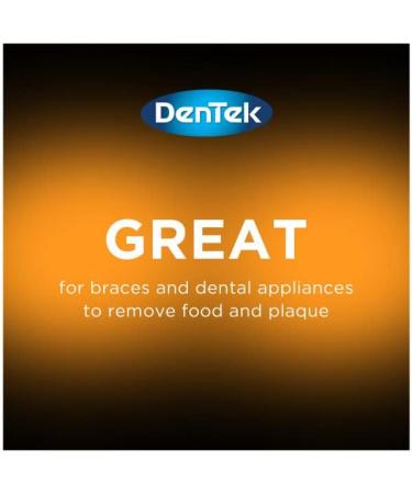 DenTek Easy Reach Floss Picks with Fluoride Coating Mouthwash Blast Flavor - 75 ct. (Pack of 2) - Advanced Cleanliness - 32 ct. (Pack of 2) - Buy Online on GoSupps.com