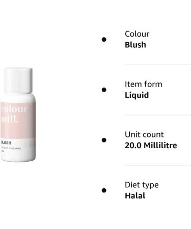 Colour Mill Edible Food Paint 20ml - Blush | Liquid Cake Cookie Dye for Baking and Decorating - Buy Online on GoSupps.com