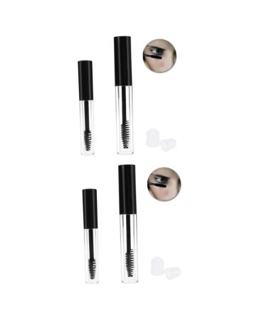 Didiseaon 4 Pcs Eyelash Brush Tube Little Containers Empty Tube Eyelash Wands Packaging Material Empty Bottle 1 g (Pack of 1) As Shownx2pcs