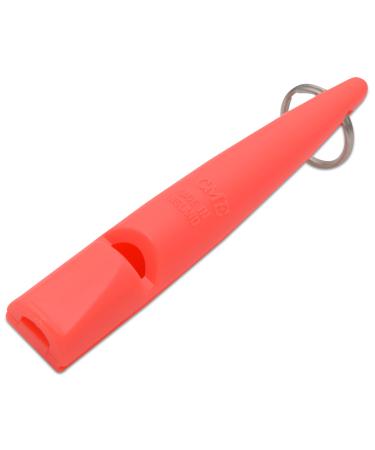 ACME dog whistle No. 211.5 with instructions - The original from England: loud and far-reaching (coral red)