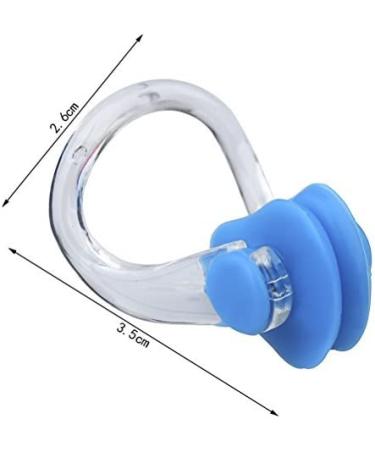 Silicone Swimming Nose Clips - Waterproof Nose Plug Set for Kids and Adults (8 Colors) - Buy Online on GoSupps.com