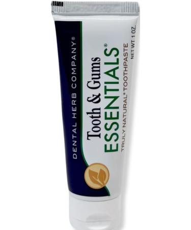Dental Herb Company Tonic Mouthwash & Essentials Toothpaste Travel Kit - Natural Relief for Bad Breath Bleeding Gums & Irritated Gums - 2 oz Mouthrinse & 1 oz Toothpaste - Buy Online on GoSupps.com