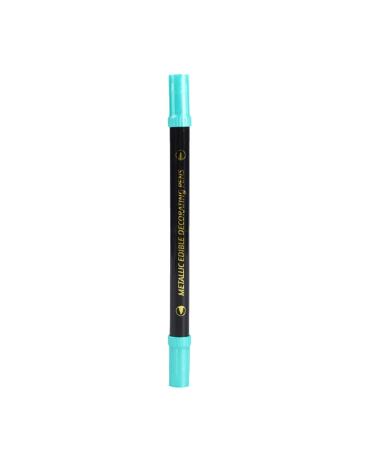 Decorating Pens Edible Marker Double Sided Pens Fade-Resistant Easily Decorate Desserts Fondant Cake Cookie Double Sided Edible Coloring Marker Dark Green