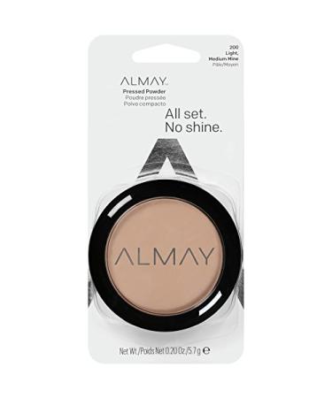 Almay Pressed Powder 200 Light Medium - Hypoallergenic Fragrance-Free Skin Tone Matching | 0.20 Oz | International Shipping Available - Buy Online on GoSupps.com