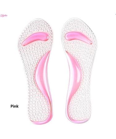 Thickened Arch Support Insoles - Non-slip Shock Absorption - Pink - Buy Online on GoSupps.com