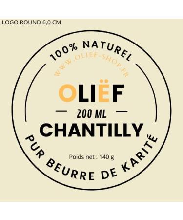 G n rique Shea Coconut and Cocoa Whipped Cream - Oli f - Premium Body Care - 200ml Jar