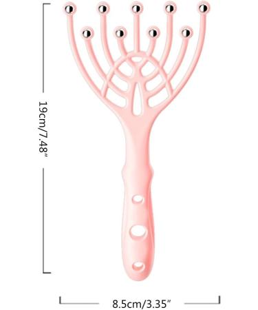Upgrade Your Relaxation: 9 Claws Steel Beads Scalp Massager - Deep Relaxation Finger Scratcher in Blue - Buy Online on GoSupps.com