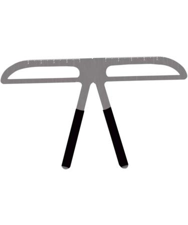 DOITOOL 2pcs Eyebrow Shaper Stencil Kit Eyebrow Ruler Tool Eyebrow Stencil Kit Eyebrow Card Stainless Steel - Buy Online on GoSupps.com