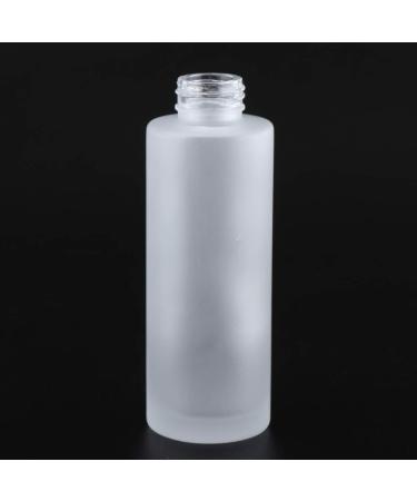100ml Empty Refillable Glass Pump Dispenser - Cream & Makeup Spray Bottle with Plastic Pump & Lid for International Shipping - Buy Online on GoSupps.com