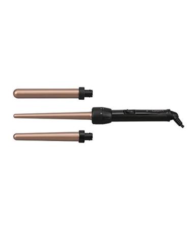GEM 3 in 1 CURL Designer Professional Ceramic Curler Styling Iron GEMwith 3 Ceramic Barrels