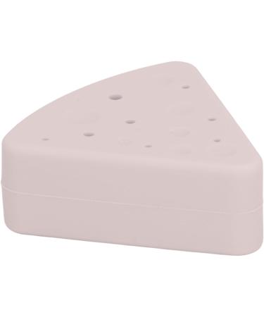Powder Puff Holder Convenient Triangular Powder Puff Storage Box with Smooth Opening and Dustproof for Home Travel (Chocolate Color) - Buy Online on GoSupps.com